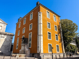 Antique building view in Pau, FRANCE