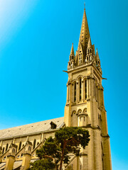Traditional Cathedral building in Pau, France