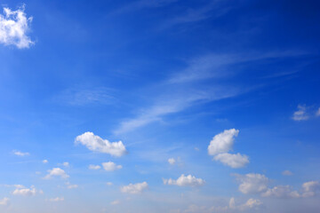 blue sky with clouds