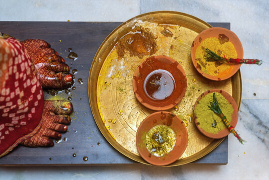Indian wedding ceremony-tel-baan