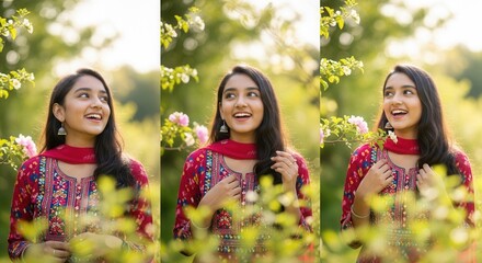 A high-angle shot captures a diverse group of creative professionals collaborating around a rustic wooden table filled with colorful charts and modern digital devices in a sunlit office