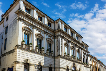 Palazzo Loschi Zileri Dal Verme in Vicenza, a historic gem with stunning architecture. Vicenza , Veneto, northern Italy.