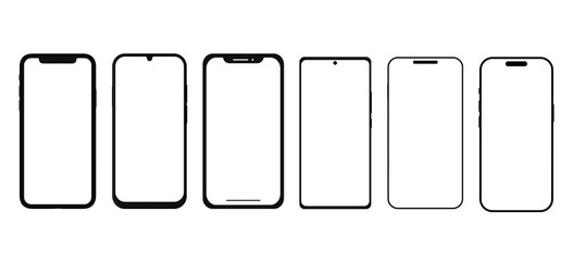 Smartphone screen mockup