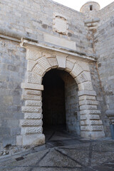 gate of Felipe II o Fosch, PeÃ±iscola, Castellon de la Plana, Valencian community, Spain