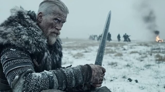 Viking saga: warrior spirit, Slav fighter, brave man, seafarer strength, medieval era, Scandinavian voyager, Varangian legend, Normanni hero, ocean journey, ancient courage