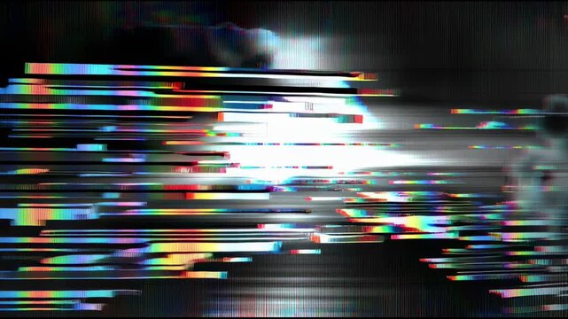 Motion Graphics Glitch Effect