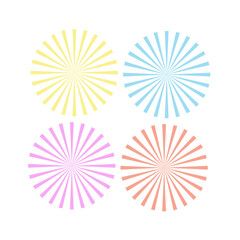 Obraz premium geometric floral shape.