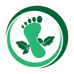 Mint Foot Logo