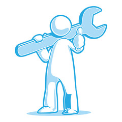 Man With a Wrench