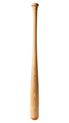 Obraz premium Wooden Baseball Bat Isolated on White Background