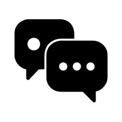 chat bubble icon design