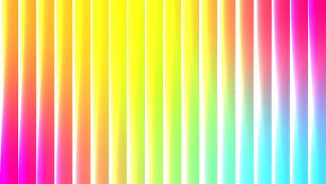 Rainbow Gradient with Luminous White Stripes for Modern Backgrounds and Designs Vibrant Color Spectrum with Vertical Bars for Graphic Elements and Abstract Art Projects - Powered by Adobe