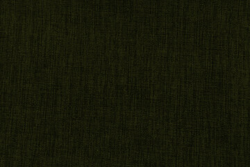 Close up of a dark green textured fabric with a subtle geometric pattern