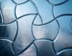 frosted glass tiles pattern background