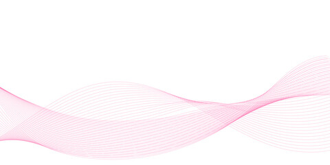 Abstract wave of the blue and other colored blend lines. Abstract blue smooth wave on a white background. Dynamic sound wave isolated. Creative line art. Vector illustration.	