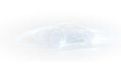 Sleek sports car racing on track with speed lines automobile vehicle PNG