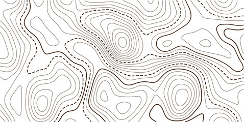 Topographic map background.Golden line topography map contour background.Transparent PNG Topographic line map. Modern design with White background with topographic wavy pattern design
