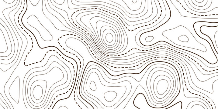 Topographic map background.Golden line topography map contour background.Transparent PNG Topographic line map. Modern design with White background with topographic wavy pattern design