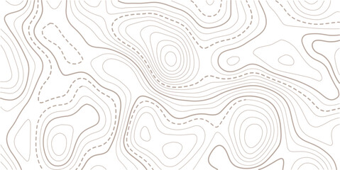 Topographic map background.Golden line topography map contour background.Transparent PNG Topographic line map. Modern design with White background with topographic wavy pattern design