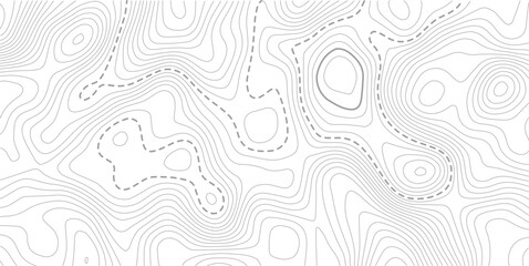 
Abstract Topographic map background with wave line. White wave paper curved reliefs abstract background. Vector illustration.Black and white lines seamless Topographic map patterns.