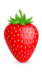 Vibrant Strawberry Delight - A Close-Up of Fresh, Juicy Red Fruit.