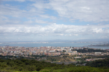 Panoramic view of the city of Lisbon, Portugal
