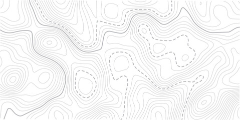 
Abstract Topographic map background with wave line. White wave paper curved reliefs abstract background. Vector illustration.Black and white lines seamless Topographic map patterns.