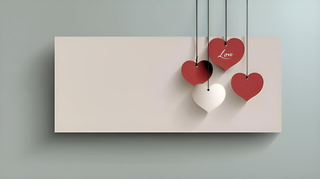 red heart on a wooden background