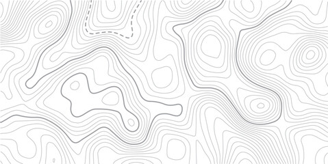 Topographic map background geographic line map with elevation assignment.White wave paper curved reliefs abstract background. Vector illustration. wave Line topography map contour background.