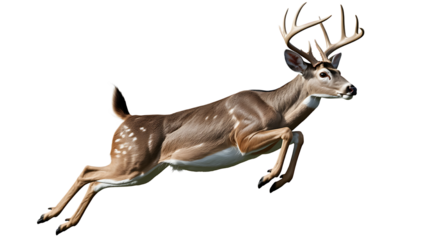 deer isolated on white