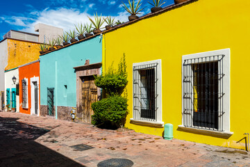 old houses in Queretaro Mexico