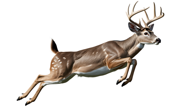 deer isolated on white