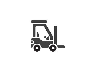 Forklift icon and illustration design vector design 