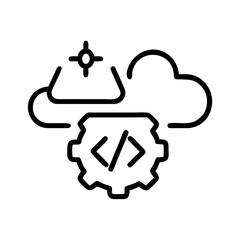 Coding & Programming Icon – Software Development, Web Development, and Technology Symbol