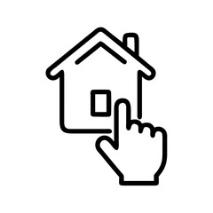 Home Button Icon – Navigation, Interface, and UI Symbol Design