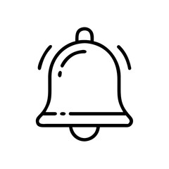 Notification Bell Icon – Alert, Reminder, and Message Symbol Design