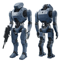 Futuristic Advanced AI Humanoid Robot  Next-Generation Android Prototype in Sci-Fi Laboratory High-Tech 
