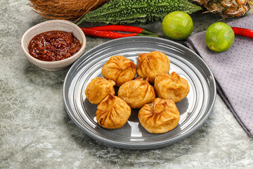 Tibetian cuisine - Momo stuffed dumplings