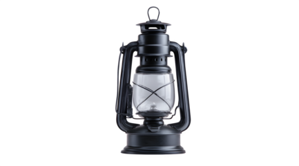 Vintage kerosene lantern casting a warm, inviting glow for rustic ambiance and emergency lighting needs
