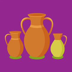 Empty glass vase mockup for bouquet of flowers realistic set isolated on white background monochrome vector illustration