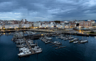 Fototapeta premium Port of La Caruña