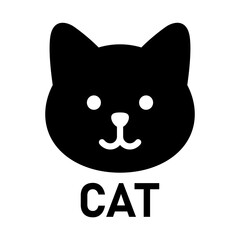 猫のシルエット　アイコン