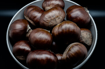 Beautiful still life of chestnuts 2