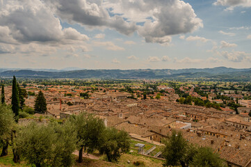 Obraz premium Gubbio, Umbria, Italy. Glimpses and panoramas
