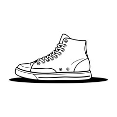 Boot shoe isolated on transparent background