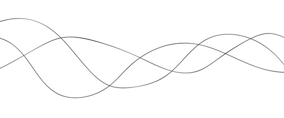 Abstract wave elements. Seamless wave pattern. Wavy curve line art striped graphic template line wavy abstract background