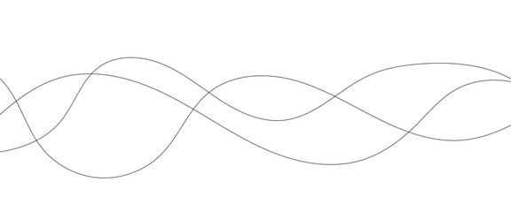 Abstract wave elements. Seamless wave pattern. Wavy curve line art striped graphic template line wavy abstract background