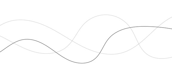 Abstract wave elements. Seamless wave pattern. Wavy curve line art striped graphic template line wavy abstract background