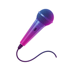 microphone isolated on white background