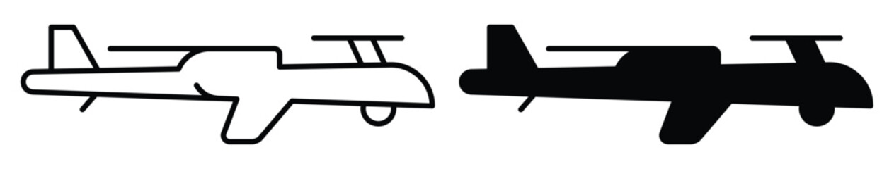 Outline and Silhouette of an Unmanned Aerial Vehicle for Design Concepts